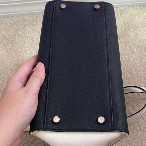 Kate Spade Black and Cream Satchel